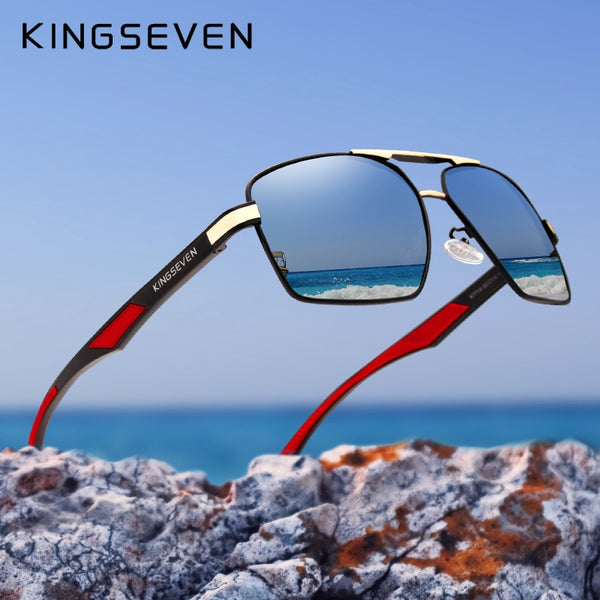 KINGSEVEN Aluminum Men's Sunglasse Polarized Lens Brand